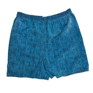 Vintage 80s Basic Editions All Over Print Essential Shorts Size XL